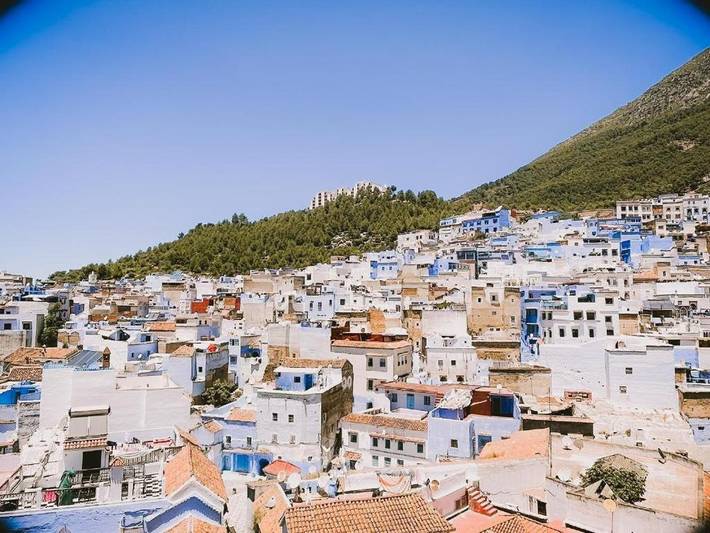 Chambre d’hôte pour 2 personnes, avec terrasse à Chefchaouen