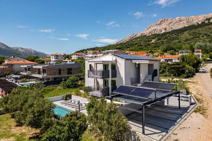 Appartement de vacances pour 4 personnes, avec piscine et vue sur l’océan ainsi que balcon et bassin pour enfant - 1