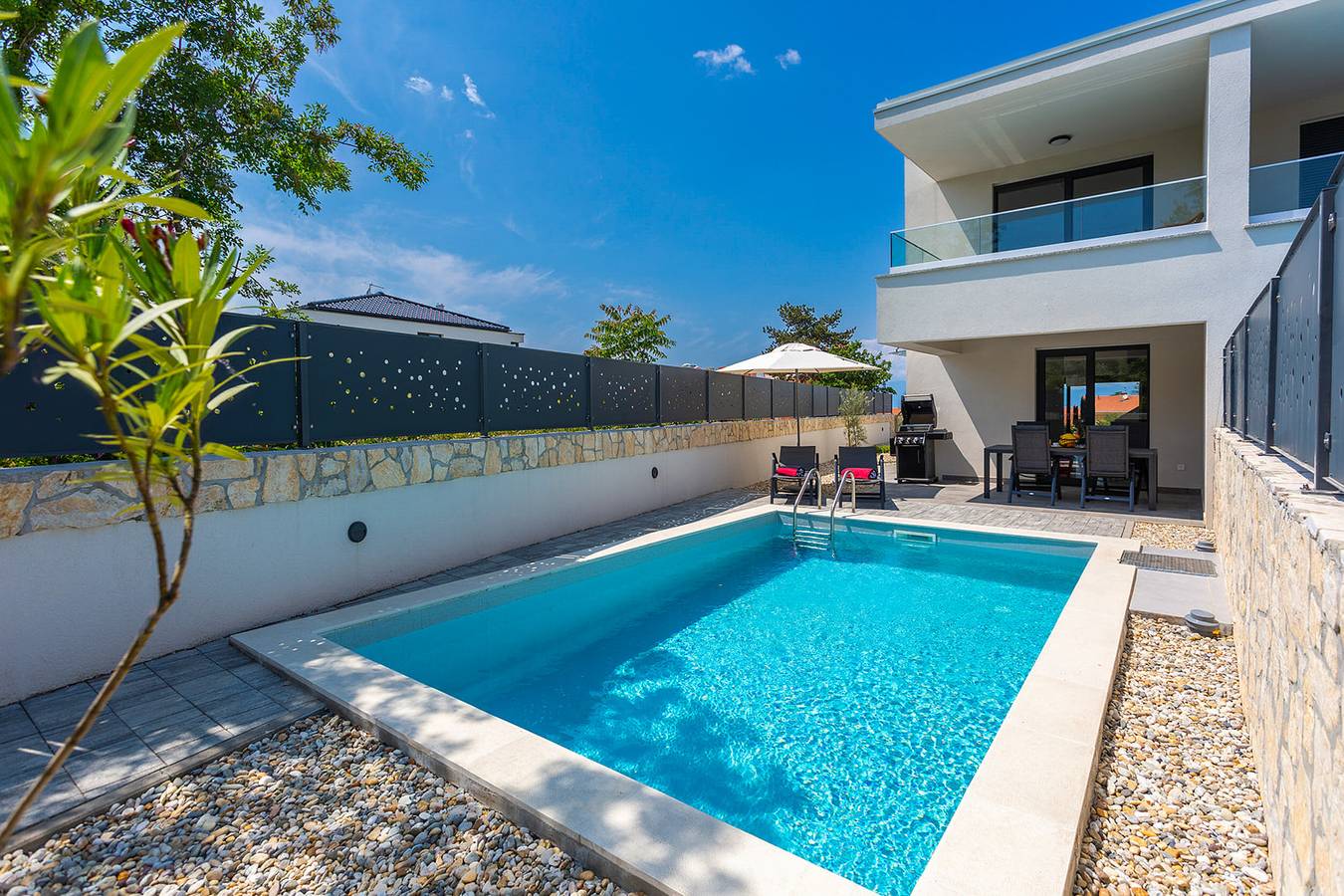 Villa Larus mit privatem Pool in Milcetici, Krk