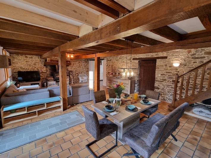 Gîte pour 6 personnes, avec Jardin