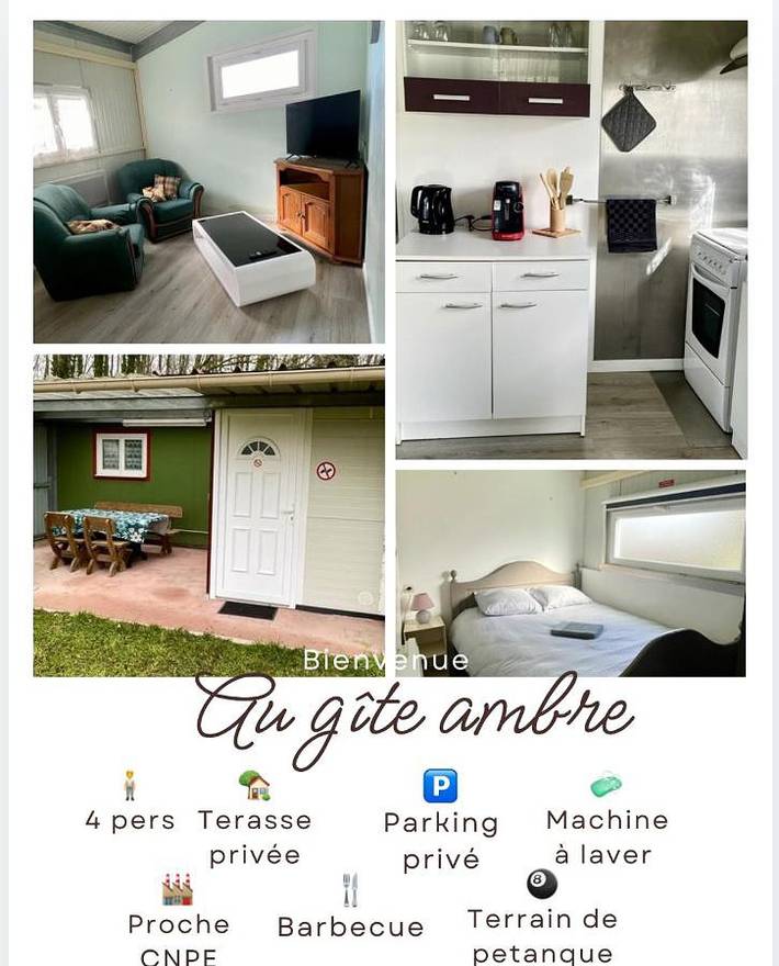 Maison de vacances pour 4 personnes, avec Terrasse et Jardin