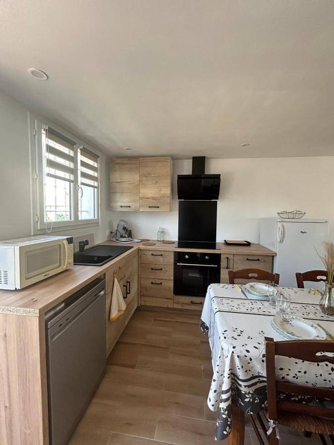 Appartement de vacances pour 4 personnes, avec vue ainsi que jardin et terrasse