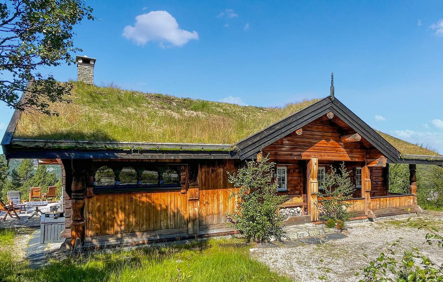 Feriehus for 14 personer med hage in Hovden, Bykle 