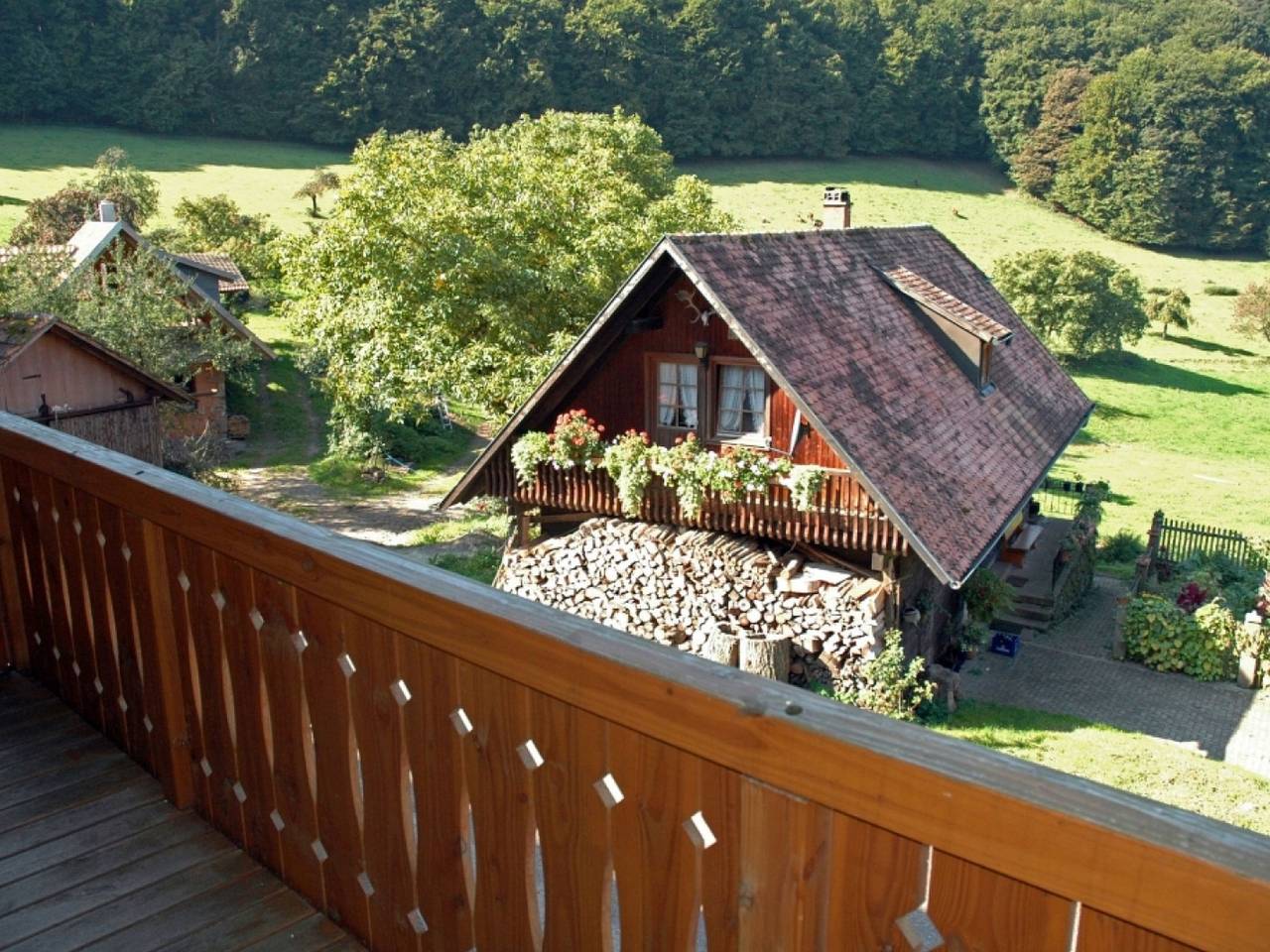 Ganze Ferienwohnung, Haagseppenhof - Ferienwohnung Talblick, 58qm, 1 Schlafzimmer, max. 2 Personen in Seelbach, Mittlerer Schwarzwald