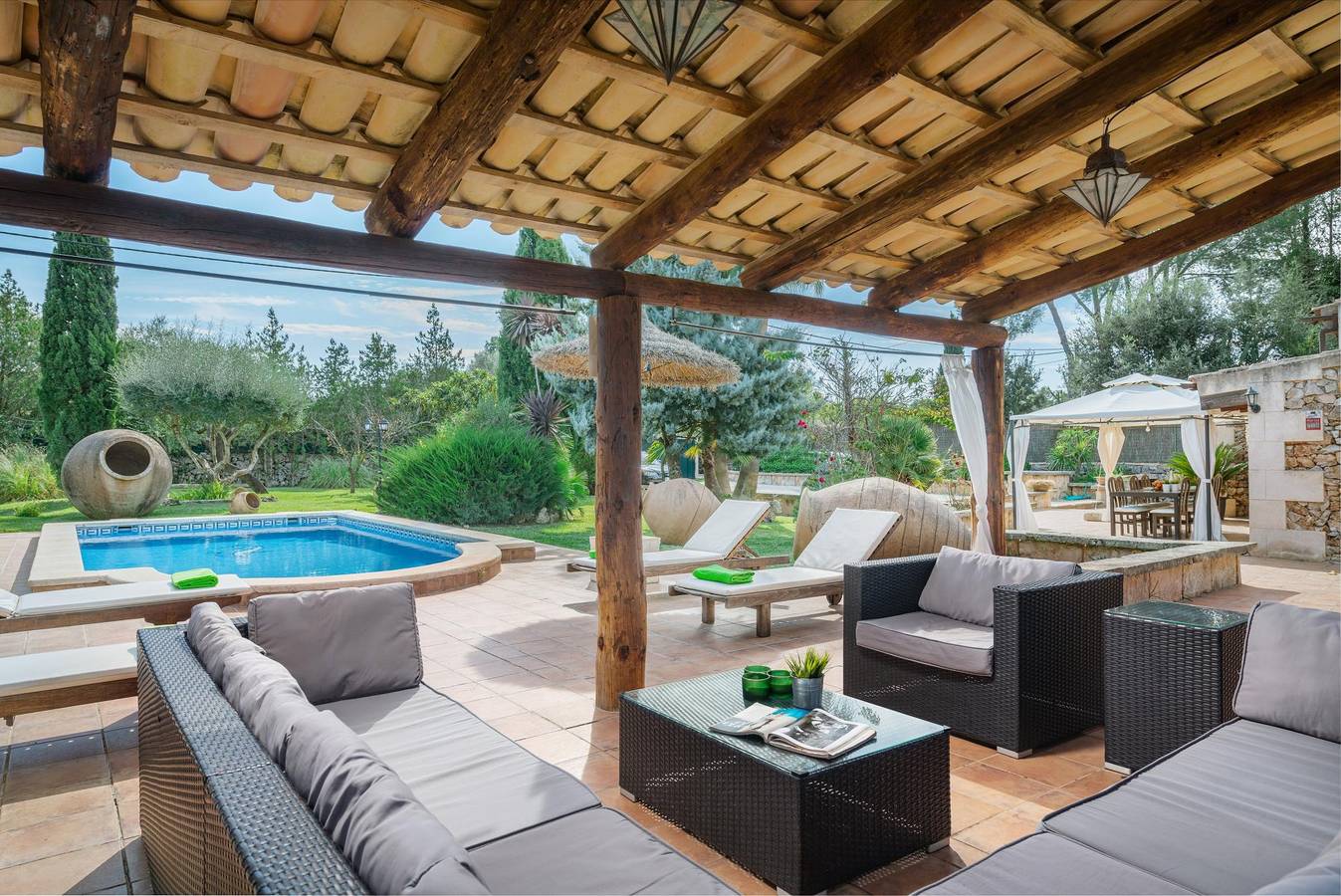 Cas Mostatxet (Sencelles) - Schöne Finca mit privatem Pool, umgeben von einem schönen Garten. Wifi gratis. in Sencelles, Mallorca Inselmitte