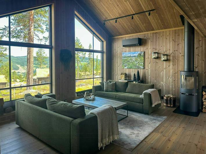 Ferienhaus für 9 Personen, mit Terrasse und Garten sowie Sauna