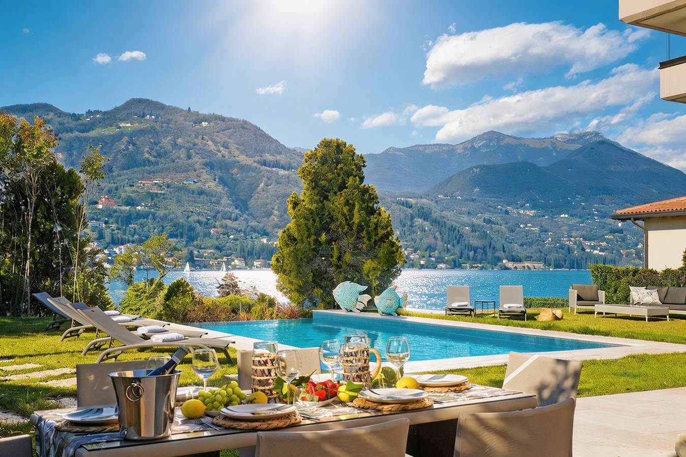 Villa Bianca Lake front in San Felice del Benaco, Prealpi Gardesane