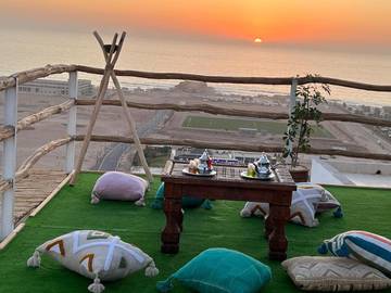 Chambre d’hôte pour 3 personnes, avec terrasse dans Tamraght Ouzdar