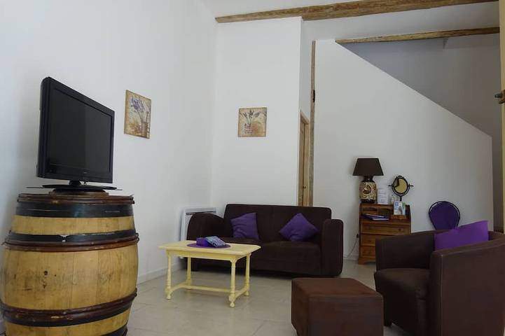 Duplex Im Alten Meisterhaus Mit Pool, Parkplatz, Strände 8 km in Pomérols, Mittelmeerküste (Frankreich)