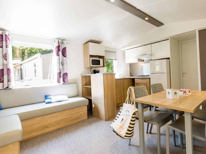 Mobil home pour 5 personnes, avec bassin pour enfant à Saint-Molf - 3