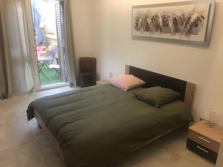 Chambre pour 2 personnes, avec jardin