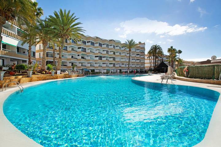 Ferienwohnung für 3 Personen, mit Garten und Balkon, mit Haustier in Maspalomas