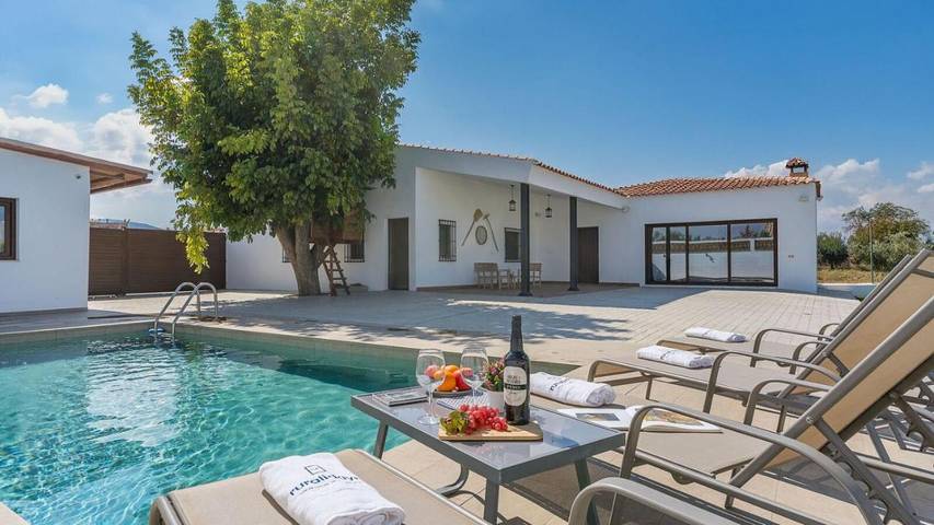 Casa de vacaciones para 10 personas, con terraza además de jardín y piscina - 1