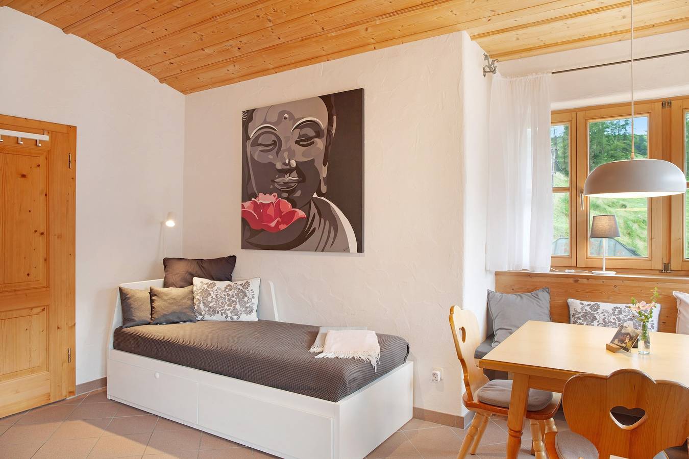 Ganze Wohnung, Ferienwohnung 'Kramernest' mit Bergblick, Balkon und Wi-Fi in Grainau, Eibsee