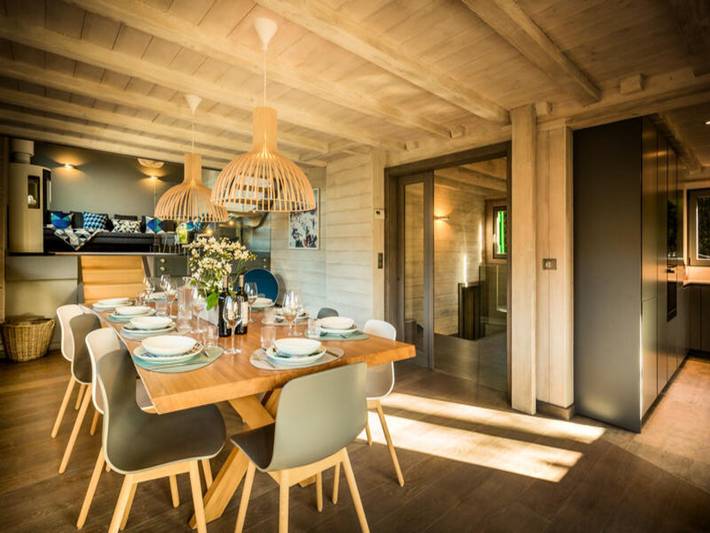 Chalet pour 10 personnes, avec jardin ainsi que sauna et balcon à Montriond - 4