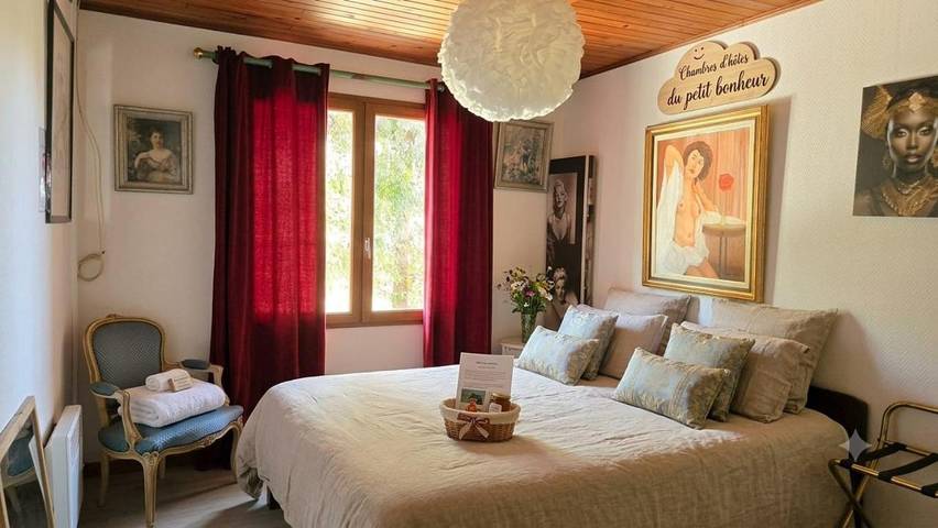 Chambre d’hôte pour 2 personnes, avec Terrasse ainsi que Jardin et Vue dans Biscarrosse (bourg)