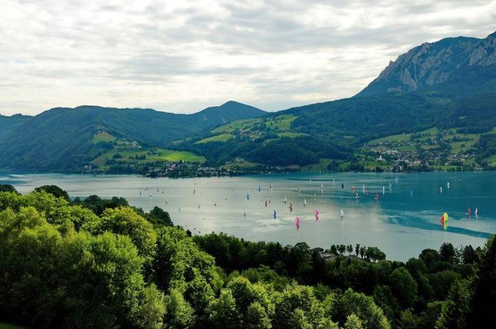 Ferienhaus für 7 Personen, mit Garten und Ausblick sowie Seeblick, mit Haustier am Attersee - 2