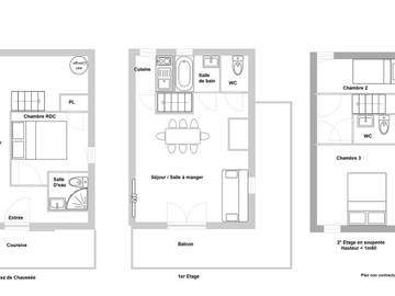 Chalet pour 6 Personnes dans Crest-Voland, Espace Diamant, Photo 2