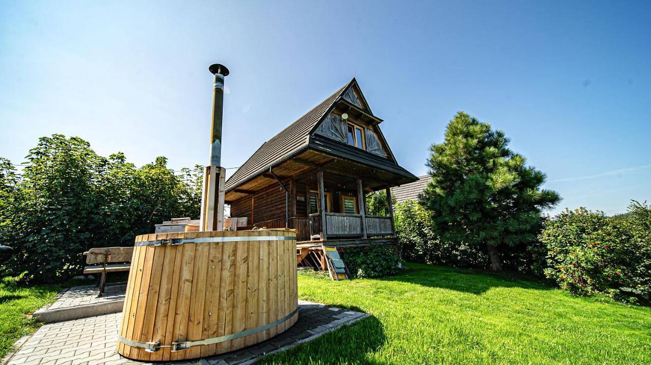 Domki z Dusza in Bańska Niżna, Karpaty (Polska)