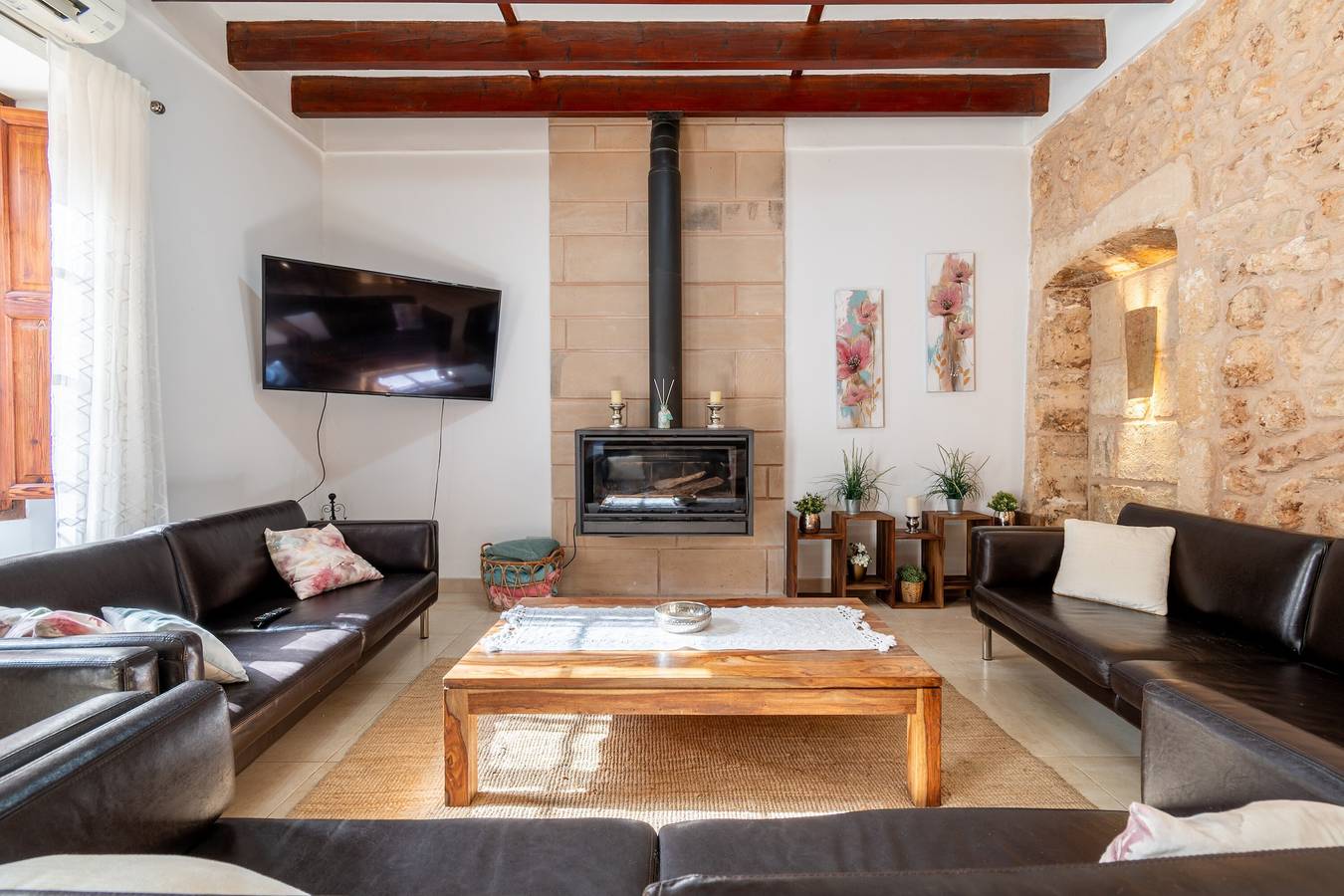 Casa rural 'Cas Mercader' con piscina privada, Wi-Fi y aire acondicionado in Algaida, Interior de Mallorca