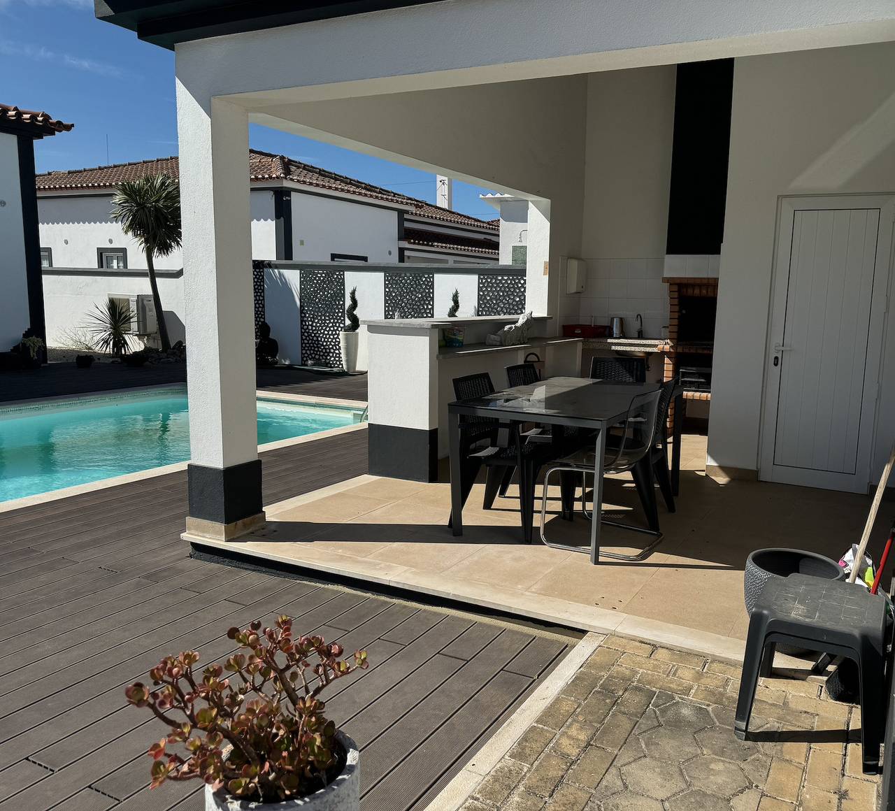 Villa para 8 pessoas com varanda/terraço in Salvaterra de Magos e Foros de Salvaterra, Distrito de Santarém