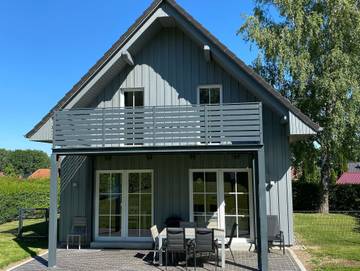 Ferienhaus für 6 Personen, mit Balkon und Garten, kinderfreundlich in Göhren-Lebbin
