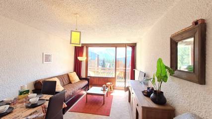 Gîte pour 4 personnes, avec balcon à Mont-de-Lans