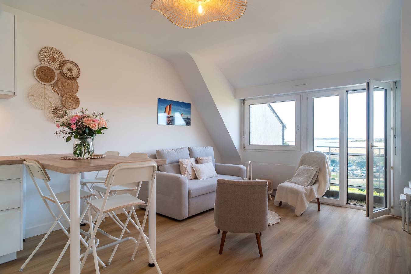 Ganze Wohnung, Ferienwohnung für 4 Personen mit Balkon in Saint-Gildas-de-Rhuys, Côte des Mégalithes