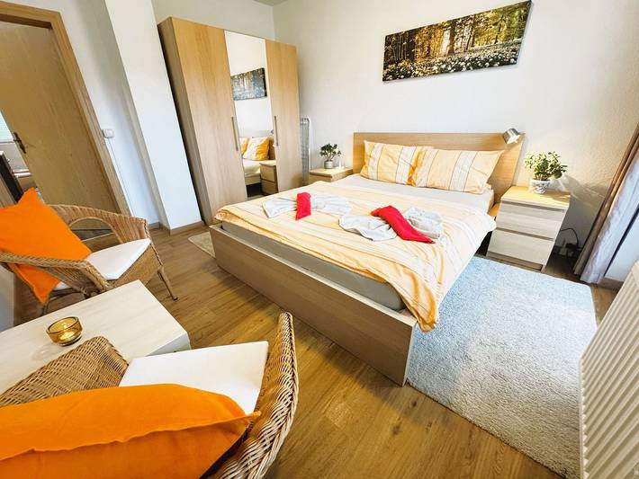 Hütte für 5 Personen, mit Balkon und Garten sowie Ausblick im Erzgebirge - 2
