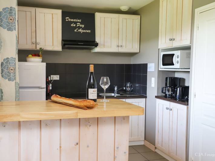 Ferienhaus für 6 Personen, mit Seeblick und Ausblick sowie Terrasse und Sauna, mit Haustier in Frankreich - 4