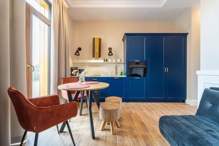 Apartament wakacyjny dla 3 osób, z Ogród i Sauna oraz Widok w Białowieża