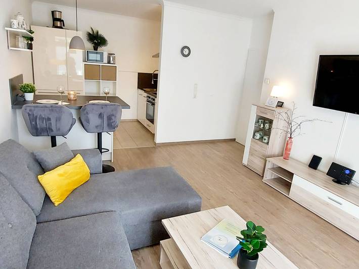 Ferienwohnung für 2 Personen, mit Pool und Balkon sowie Sauna - 1