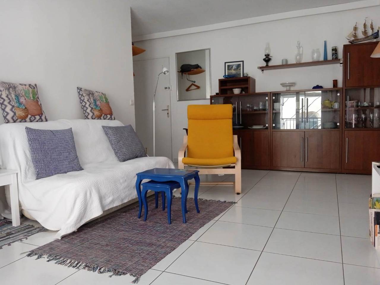 Ganze Wohnung, Port-Vendres - 3* T2 Wohnung mit Klimaanlage, Parkplatz, Hafenblick in La Côte Vermeille, Port-Vendres