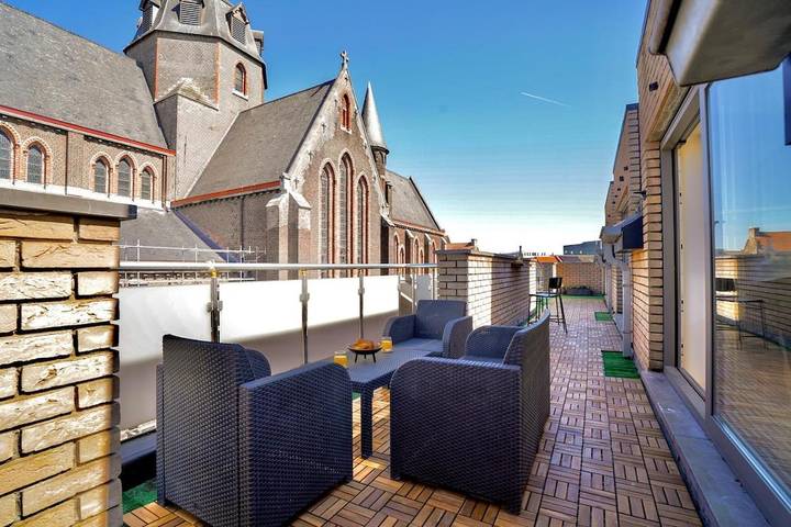 Loft voor 6 personen, met tuin en uitzicht, met huisdier in Gent