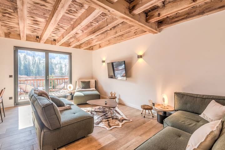 Chalet pour 8 personnes, avec terrasse et jardin à Praz-sur-Arly