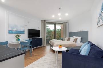 Studio für 3 Personen, mit Pool in Pobierowo