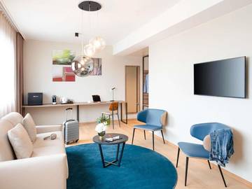 Hôtel pour 2 personnes, avec terrasse ainsi que sauna et vue à Meyrin