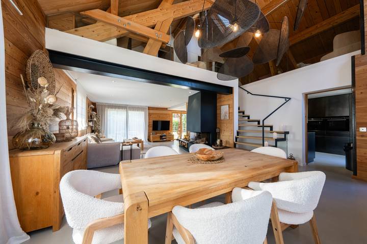 Chalet pour 10 personnes, avec jardin et balcon dans Serre Chevalier