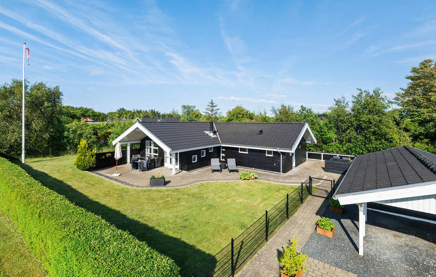 Ferienhaus für 6 Personen mit Terrasse in Hemmet, Ringkøbing Fjord