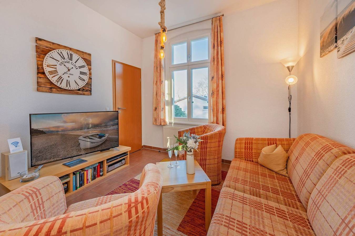 Appartement entier, Villa Kaiserhof 08 - warmtönig gestaltetes Domizil mit Balkon in Zinnowitz, Usedomer Norden