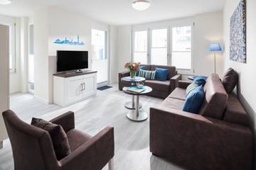 Ferienwohnung für 5 Personen, mit Balkon/Terrasse auf Norderney