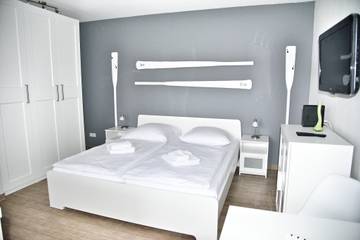 Ferienwohnung für 2 Personen, mit Garten und Terrasse, mit Haustier im Stettiner Haff