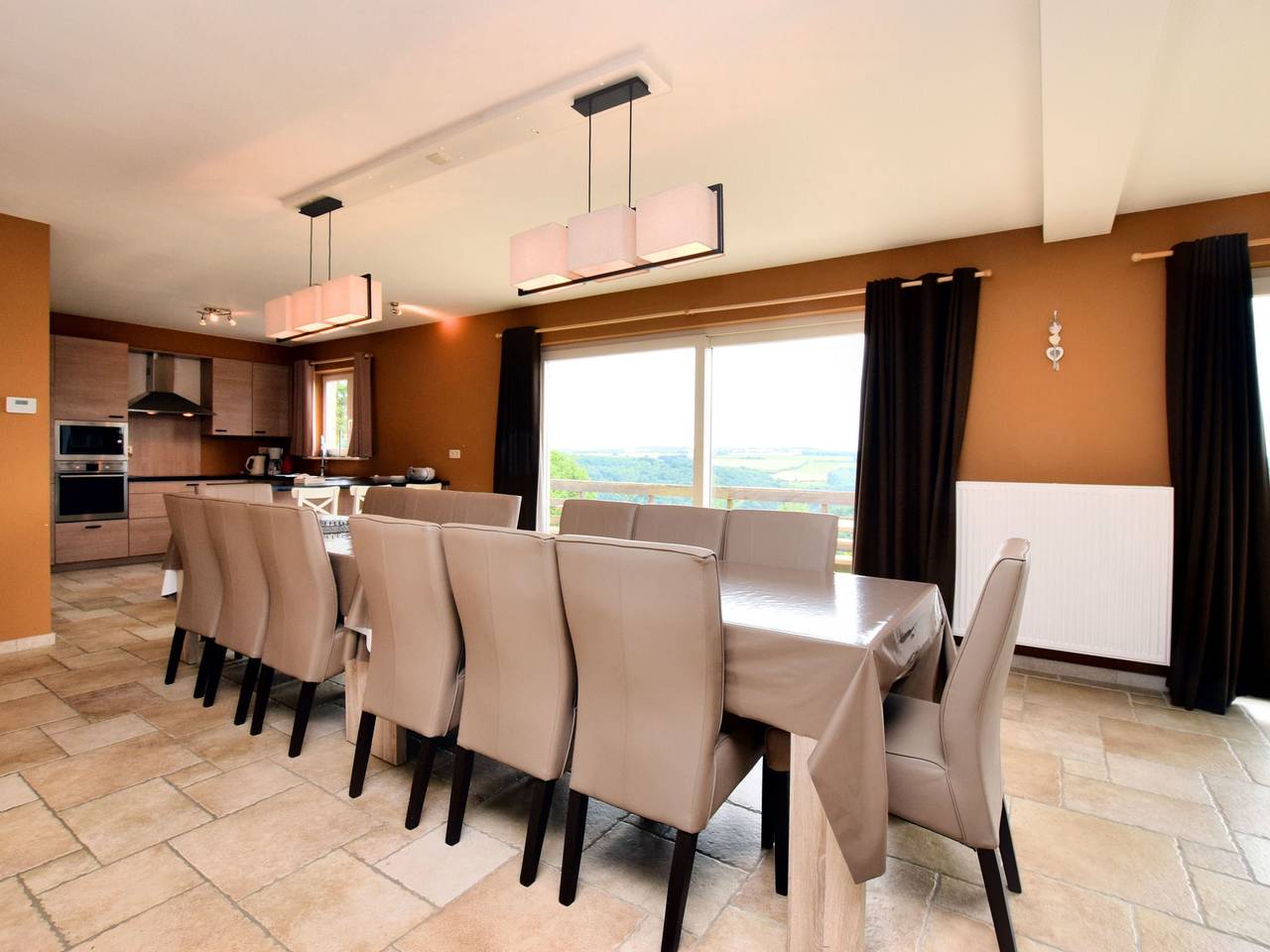 Blick auf das Maastal von Hastière in Hastière, Region Namur