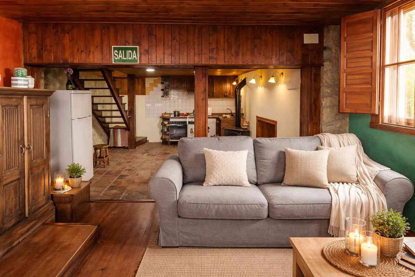 Ganze Wohnung, Ferienwohnung 'Montegrande Umgeben von Bergen' mit Gemeinschaftsterrasse & Wlan in Teverga, Cordillera Cantábrica