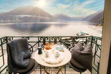 Gîte pour 4 personnes, avec vue sur le lac et balcon à Argegno