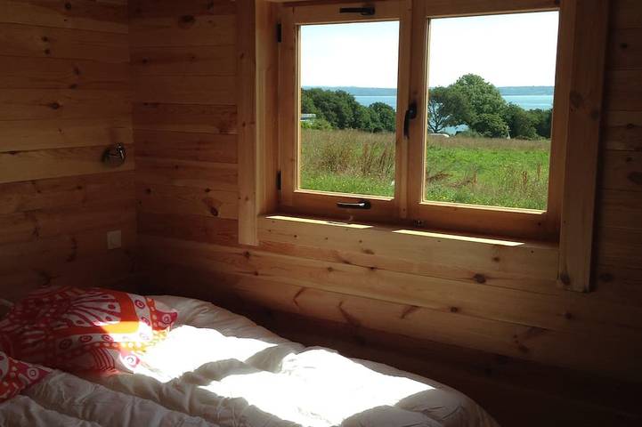Holzchalet mit Meerblick in Roscanvel, Châteaulin und Umgebung
