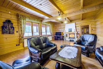 Location de vacances pour 15 personnes, avec vue et sauna ainsi que piscine et jardin à Szczawnica