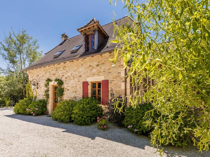 Maison de vacances pour 6 personnes, avec piscine ainsi que terrasse et jardin, animaux acceptés