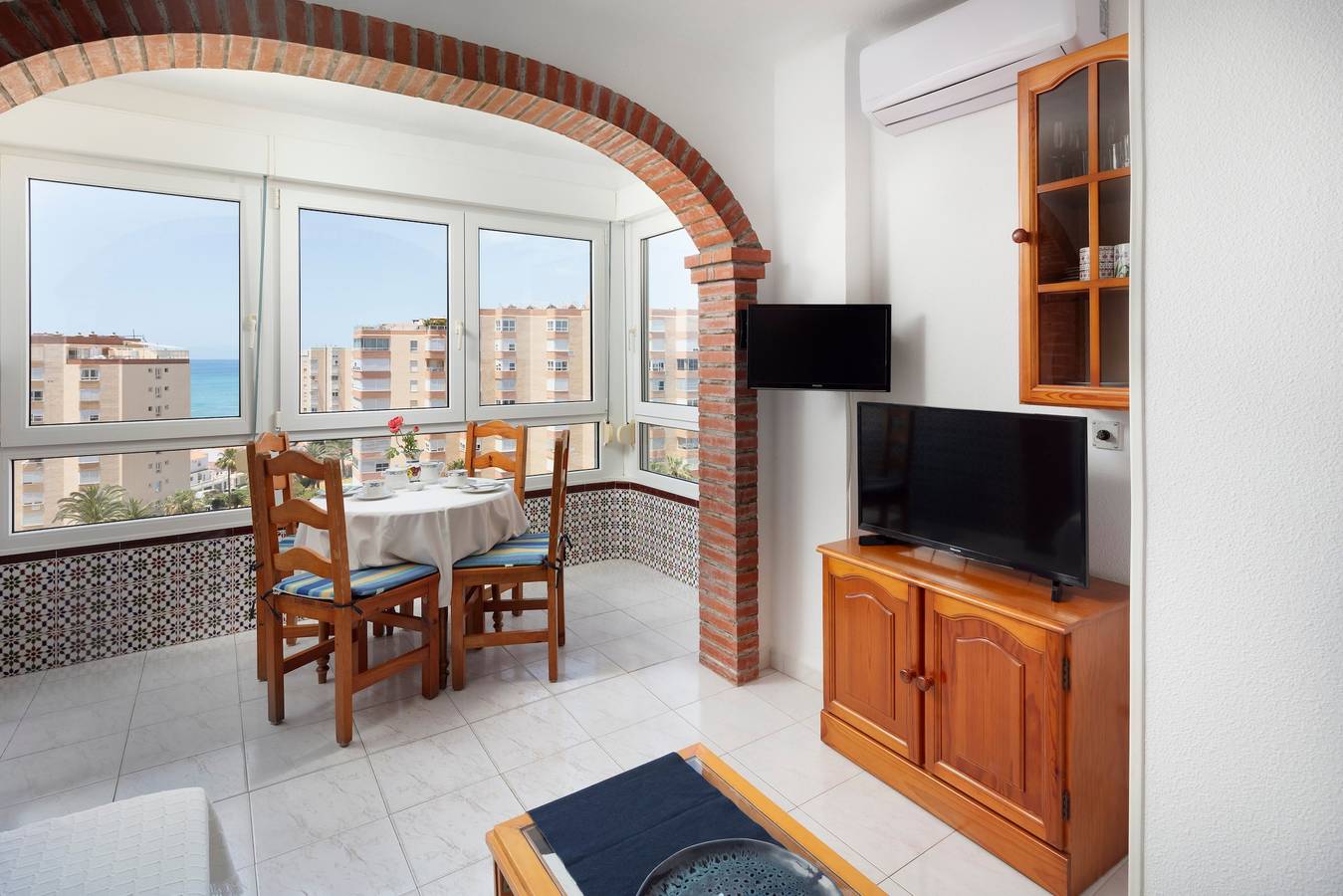 Ganzes Studio, Einzimmerapartment 'Estudio 07-05' mit Meerblick, Wlan und Klimaanlage in Torrox Costa, Torrox