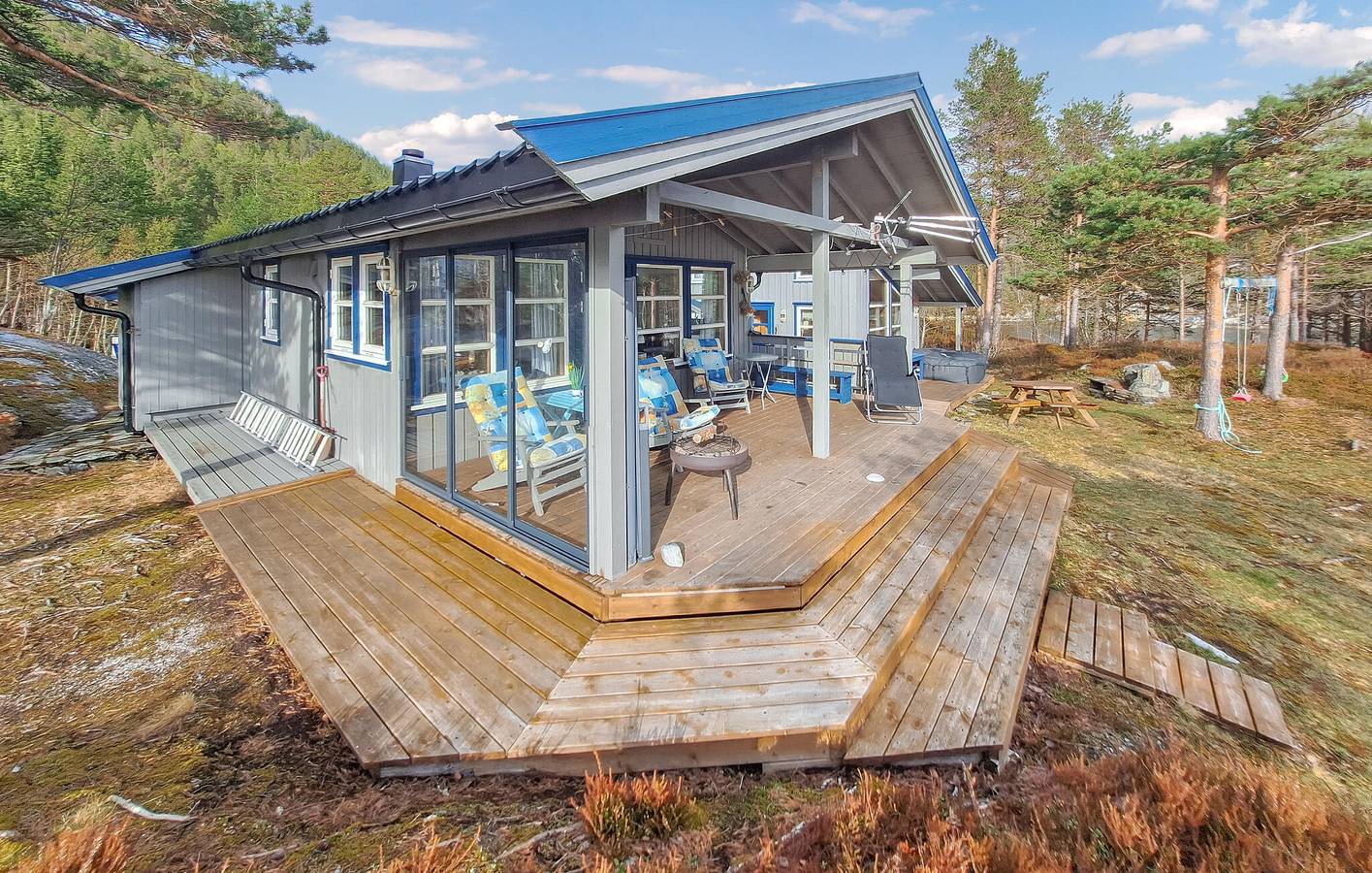 Ferienhaus für 8 Personen mit Terrasse in Snillfjord